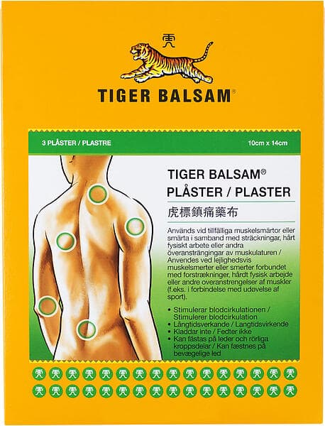 Tiger Balm Balsam Plåster 3st
