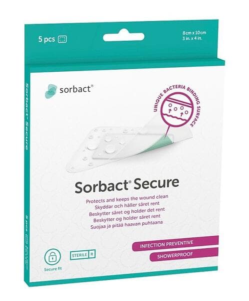 Sorbact Secure 8x10cm 5st