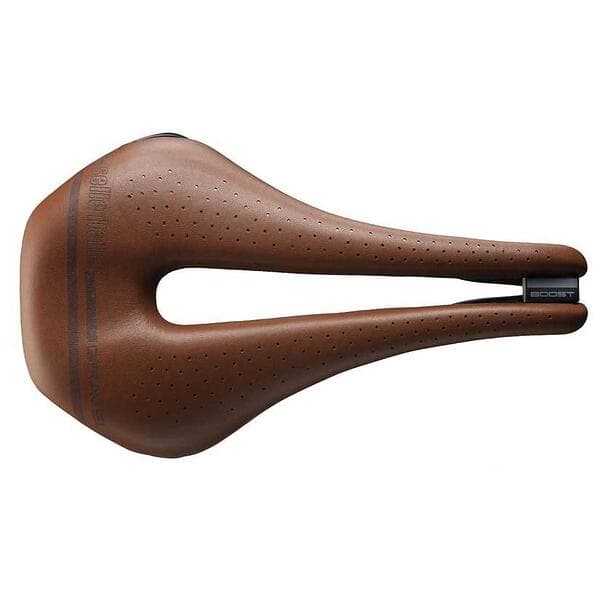 Selle Italia Novus Boost Gravel Heritage Superflow Saddle (Brun) 135 mm