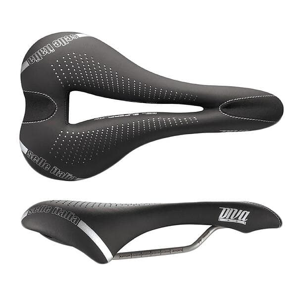 Selle Italia Diva Gel Superflow Saddle (Svart) S