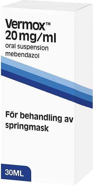 Vermox Oral Suspension 20 mg/ml 30ml