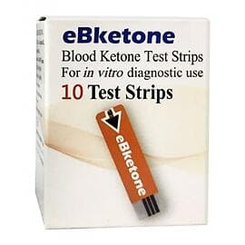 eBketone Blood ketone Test Strips 10-pack