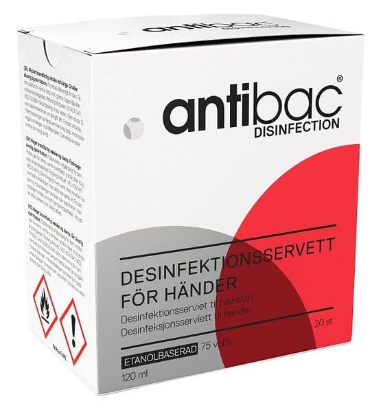 Antibac Desinfektionsservett 20-pack