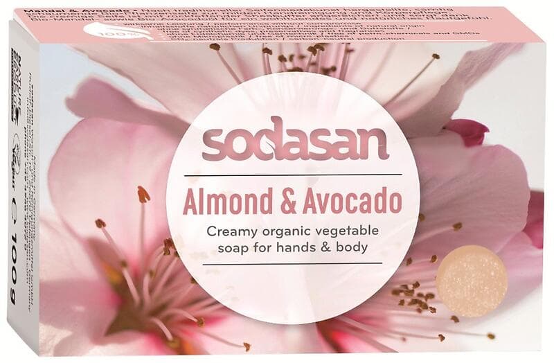 Sodasan Almond & Avocado Soap 100g