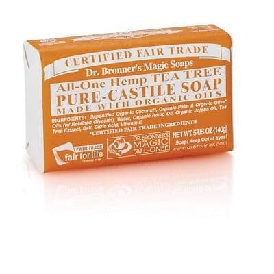 Dr. Bronner's Tea Tree Bar Soap 140g