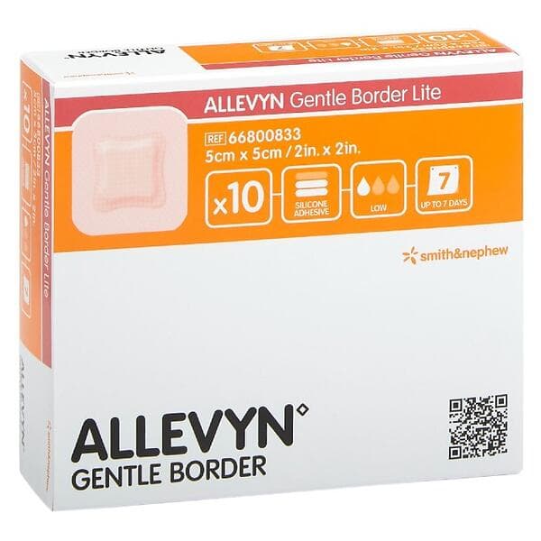 Smith & Nephew Allevyn Gentle Border Lite 5x1cm 10-pack