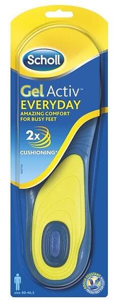 Scholl Gel Activ Everyday Insoles Herr