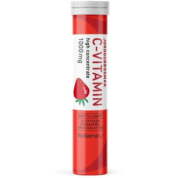Biosalma C-vitamin 1000mg 20 Brustabletter