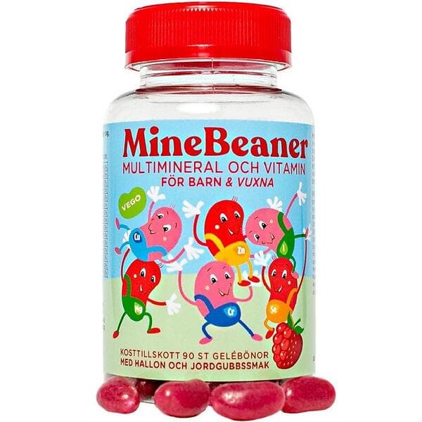 VitaBeaner Minebeaner Mineraler Och Vitaminer 90 Tuggtabletter