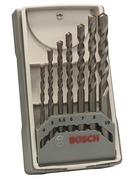 Bosch 7-delars betongborrsats CYL-3 4 5 5,5 6 7 8 10mm