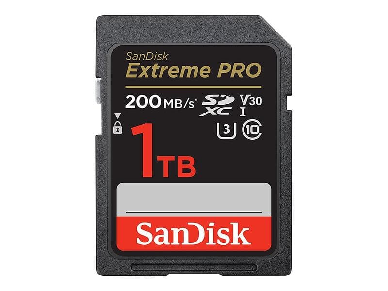 SanDisk Extreme Pro SDXC Class 10 UHS-I U3 V30 200/140MB/s 1TB