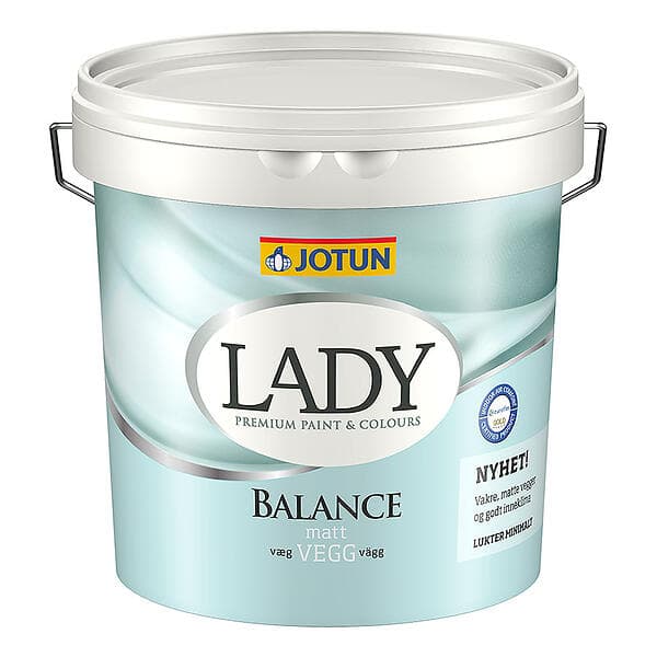 Jotun Väggfärg Lady Balance Matt Vit 2,7l