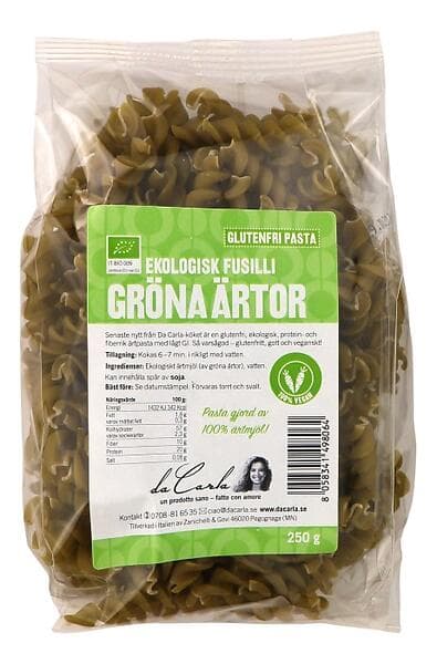 Da Carla Da Pasta Gröna Ärtor 250g