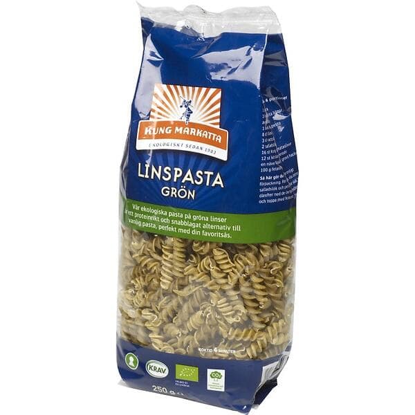 Kung Markatta Grön Linspasta 250g