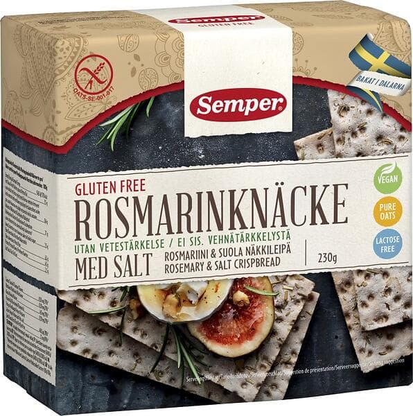 Rosmarinknäcke Med Salt 230g