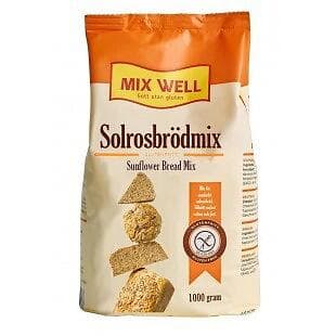 Mixwell Solrosbrödsmixglutenfri 1000g