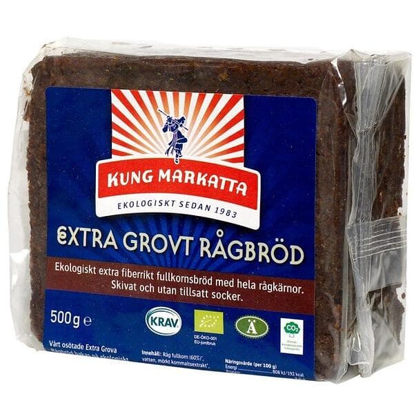 Kung Markatta Extragrovt Rågbröd Krav 500g