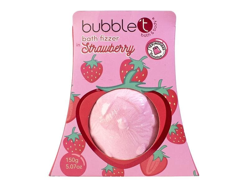 Bubble T Bath Bomb Fizzer Strawberry