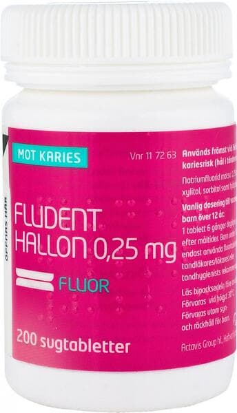 Fludent Hallon 0.25mg 200st