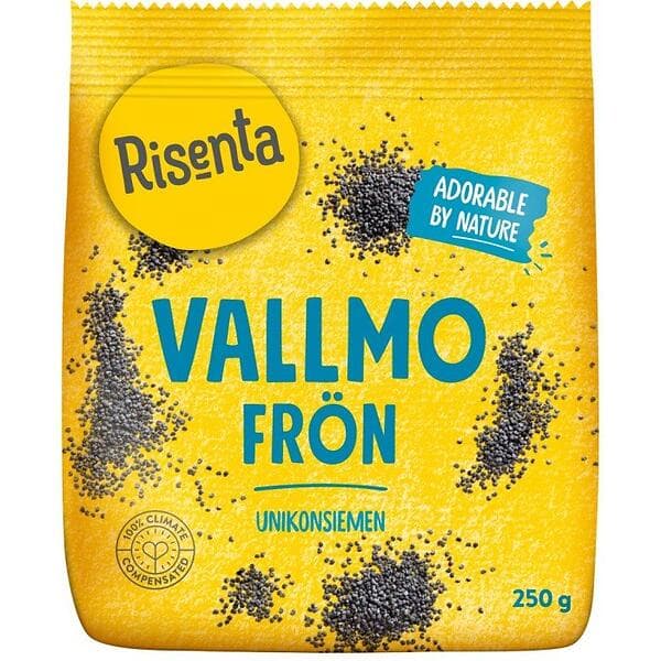 Risenta Vallmofrön 250g