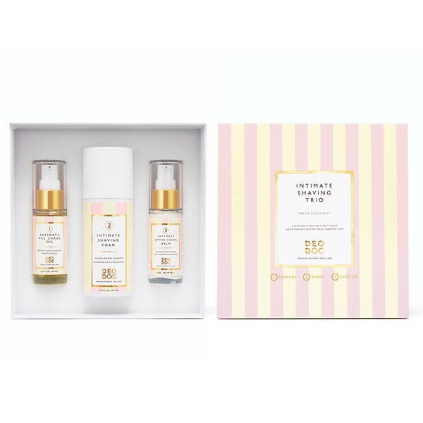 DeoDoc Intimate Shaving Trio Fresh Coconut 3-pack