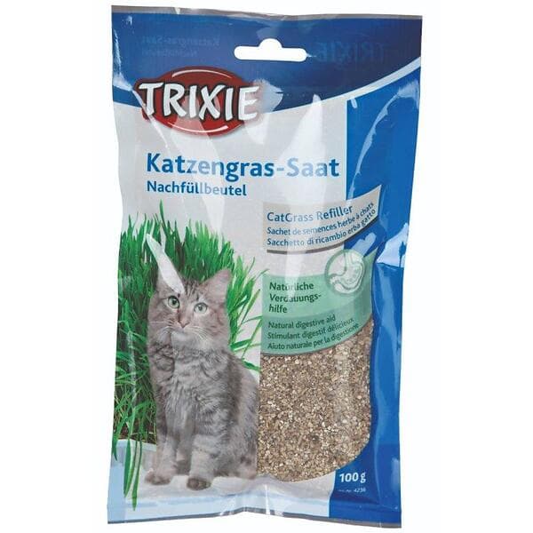 Trixie Kattgräs Refill 100g