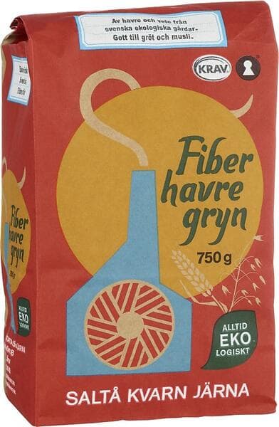 Saltå Kvarn Fiberhavregryn 750g