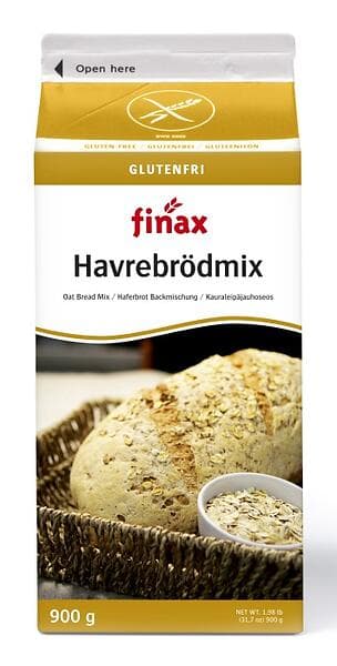 Finax Glutenfri Havrebrödmix 900g