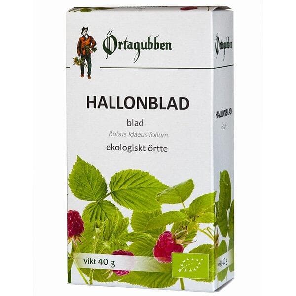 Örtagubben Hallonblad Hallonbladste 40g