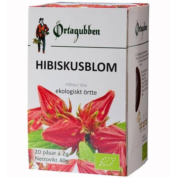Örtagubben Hibiskusblom Örtte 20st