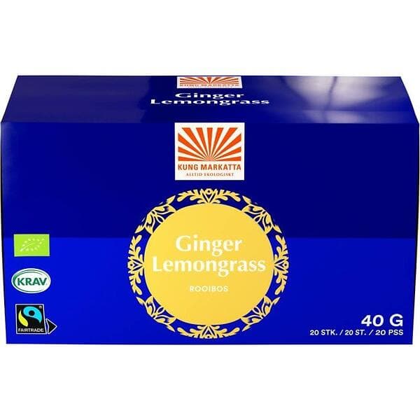 Kung Markatta Te Rooibos Ingefära Citrongräs 20st