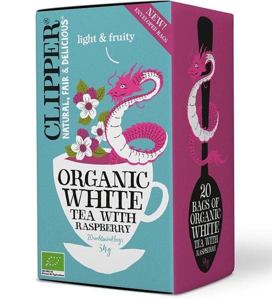 Clipper Organic White Tea Raspberry 20st