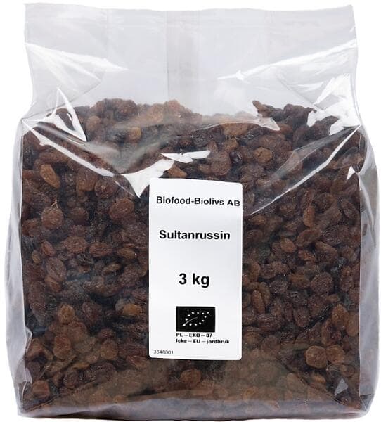 Biofood Sultanrussin 3kg