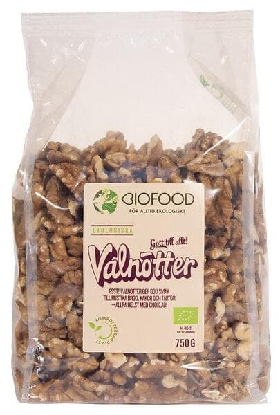 Biofood Valnötter 750g