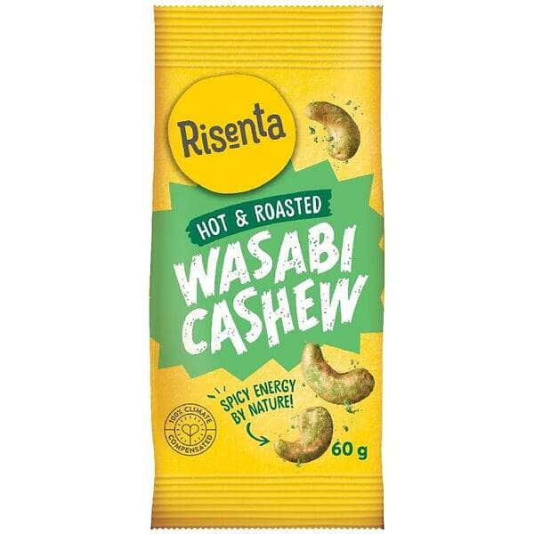 Risenta Cashewnötter Wasabi 60g