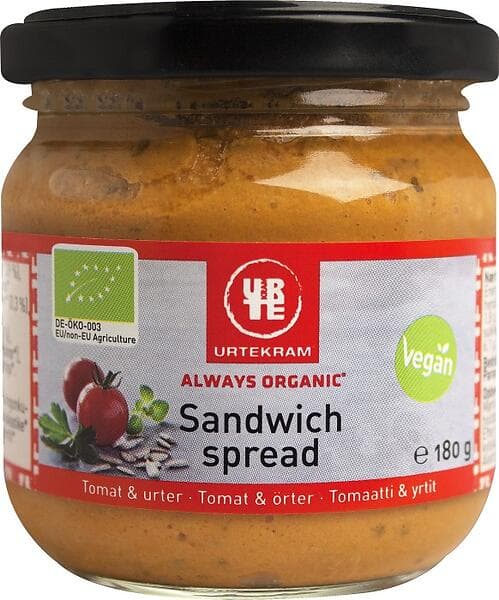 Urtekram Sandwich Spread Tomat & Örter 180g