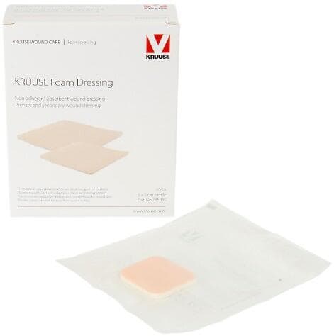 Kruuse Foam Dressing Steril 5x5cm 10st