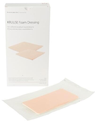 Kruuse Foam Dressing 10x20cm 10st Steril