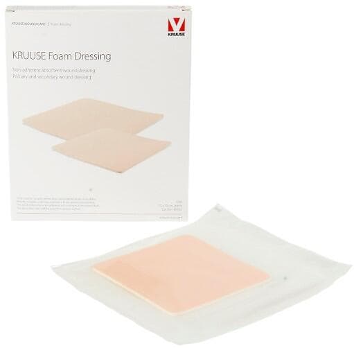 Kruuse Foam Dressing 15x15cm 5st Steril