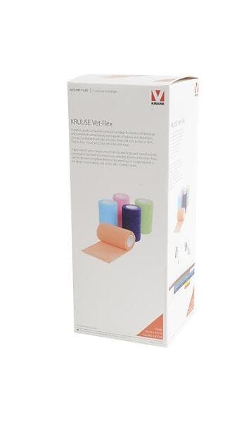 Vet-flex Elastisk Binda Neonmix 10cm x 4,5m 10st