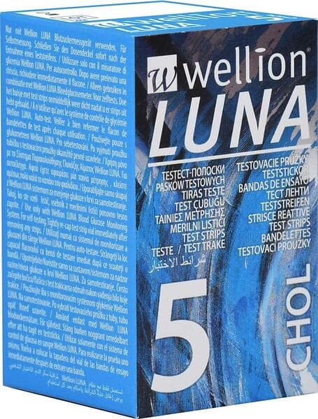 Wellion Luna Kolesterol Teststickor 5st