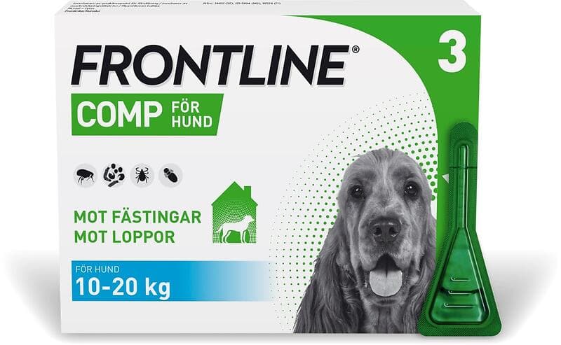 Frontline Comp Spot-on Hund Lösning 134mg/120,6mg 3x1,34ml