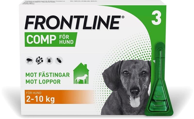 Frontline Comp Spot-on Hund Lösning 67mg/60,3mg 3x0,67ml