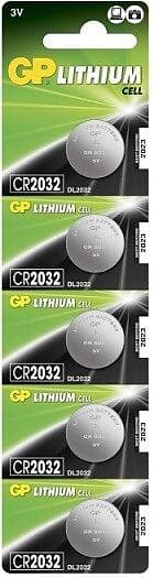 GP Batteries Lithium Knappcellsbatteri CR2032 5-pack