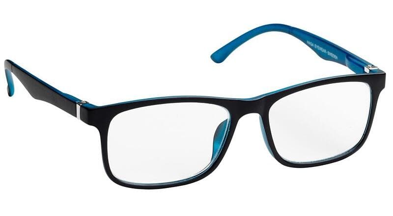 HAGA Lix Läsglasögon Matt Black/blue (+2.5)