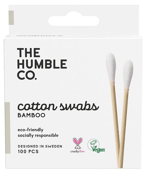 The Humble Co. Bamboo Natural Cotton Swabs 100st