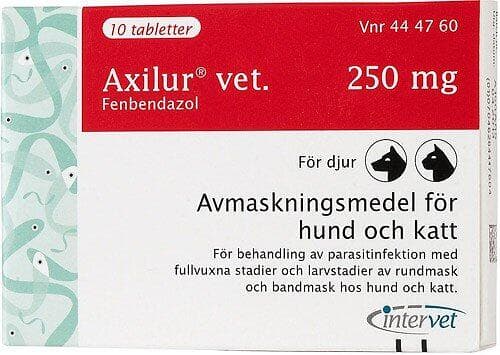 Axilur Vet. Tablett 250mg 10st