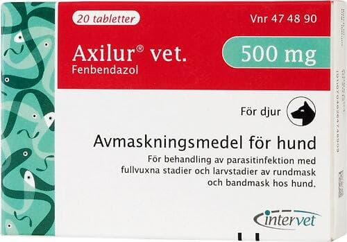 Axilur Vet. Tablett 500mg 2x10st