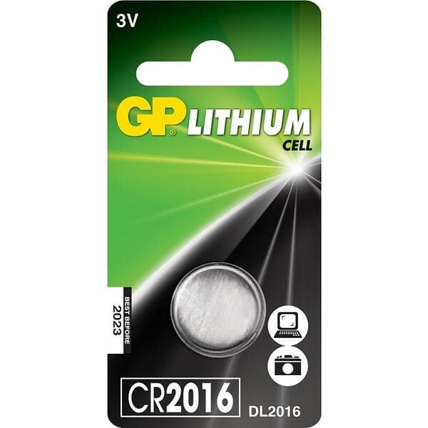 GP Batteries Knappcellsbatteri (CR2016)