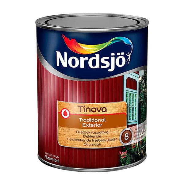 Nordsjö Fasadfärg Tinova Traditional Exterior Vit (1L)